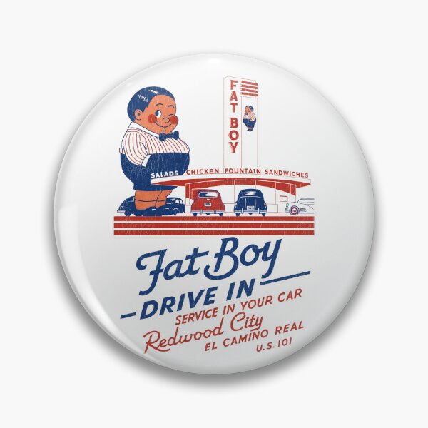 Item preview, Fat Boy Barbecue Retro BBQ Restaurant San Francisco CA designed and sold by ourkid.