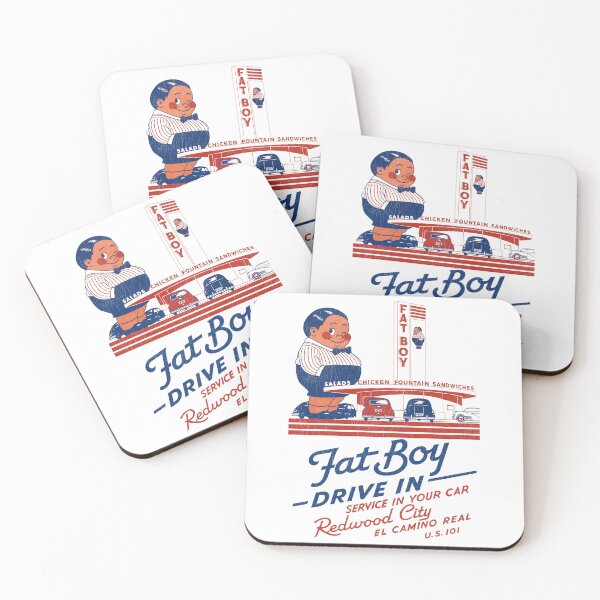 Item preview, Fat Boy Barbecue Retro BBQ Restaurant San Francisco CA designed and sold by ourkid.