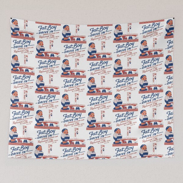 Item preview, Fat Boy Barbecue Retro BBQ Restaurant San Francisco CA designed and sold by ourkid.