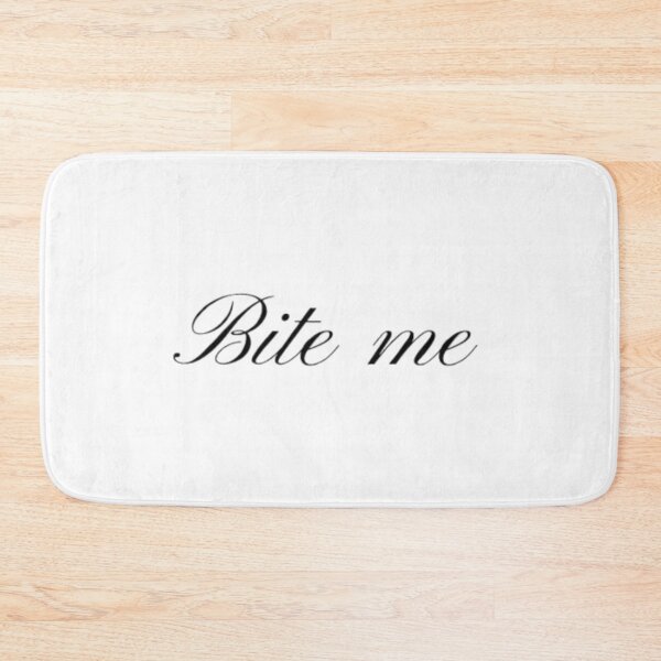 Item preview, Bite me quote, tattoo  designed and sold by nanawestwood.