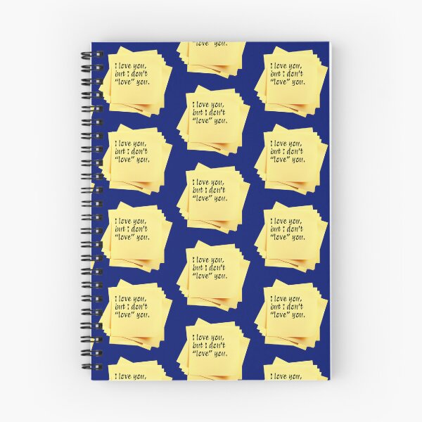 Item preview, STICKY NOTES:  I love you, but I don't "love" you. - funny messages designed and sold by DesignsFromTW-S.