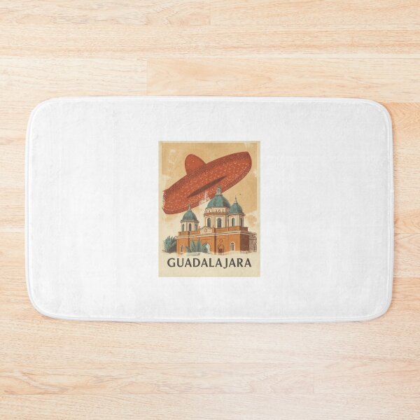 Item preview, Guadalajara vintage illustration with traditional hat designed and sold by StormArte.