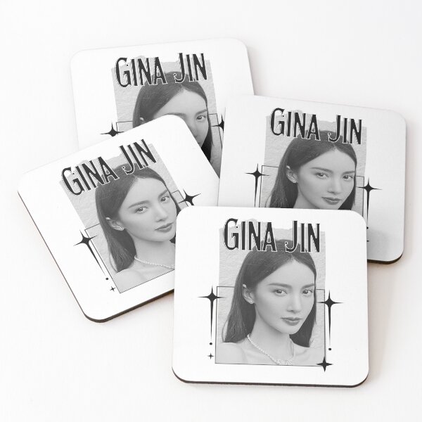 Item preview, Gina Jin – Jin Chen (金晨) Chinese Actress Cdrama Chinese Entertainment Scrapbook Collage Cozy Y2K Vintage Design designed and sold by HELL0WBELLO.