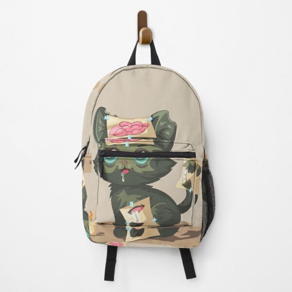 Item preview, Cute Zombie Cat With Cartoon Organs Halloween Art designed and sold by Mariia Berezhna.
