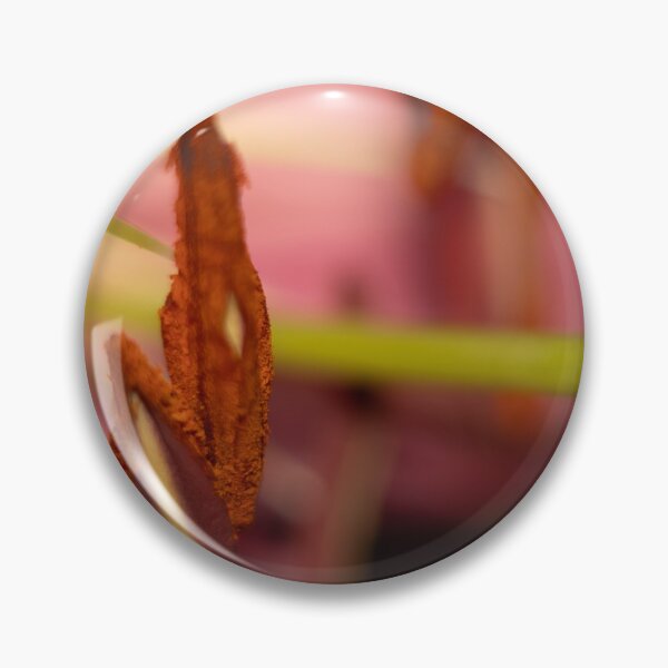 Item preview, Vibrant Pink Lily Pistil Macro: Botanical Abstract Fine Art Print designed and sold by AnnaKova8.