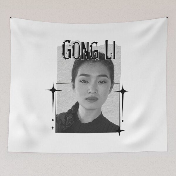 Item preview, Gong Li (巩俐) Chinese Actress Cdrama Chinese Entertainment Scrapbook Collage Cozy Y2K Vintage Design designed and sold by HELL0WBELLO.
