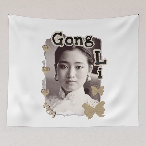 Item preview, Gong Li (巩俐) Chinese Actress Cdrama Chinese Entertainment Scrapbook Collage Cozy Y2K Vintage Design designed and sold by HELL0WBELLO.