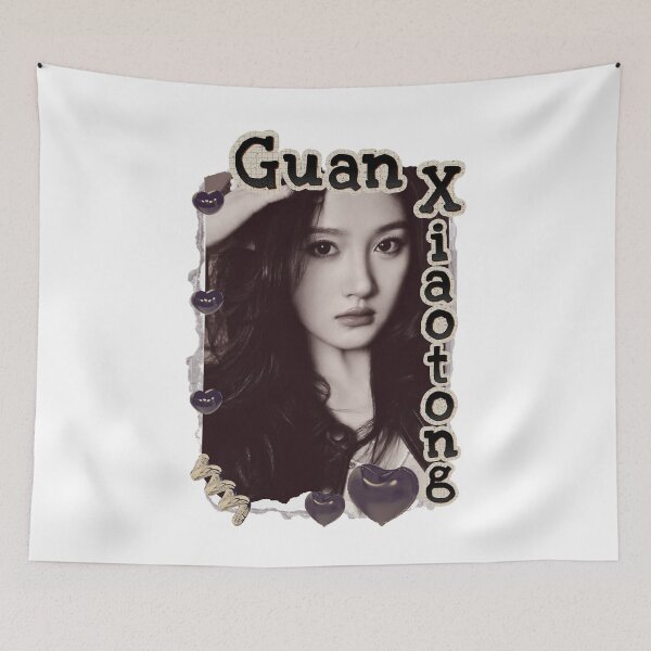 Item preview, Guan Xiaotong (关晓彤) Chinese Actress Cdrama Chinese Entertainment Scrapbook Collage Cozy Y2K Vintage Design designed and sold by HELL0WBELLO.