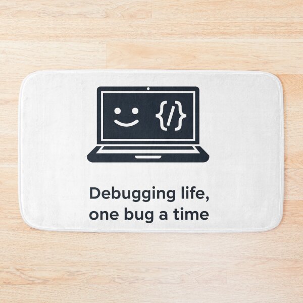 Item preview, Minimalist Debugging Life Funny Coder Gift T-Shirt | Software Engineer Humor designed and sold by Design_Your_Day.
