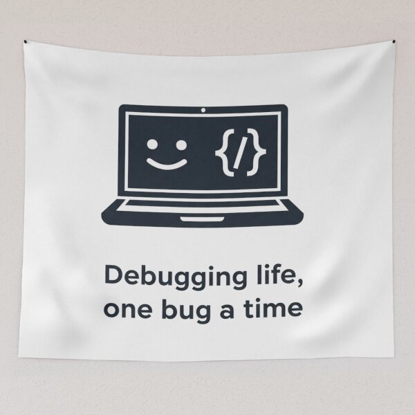 Item preview, Minimalist Debugging Life Funny Coder Gift T-Shirt | Software Engineer Humor designed and sold by Design_Your_Day.