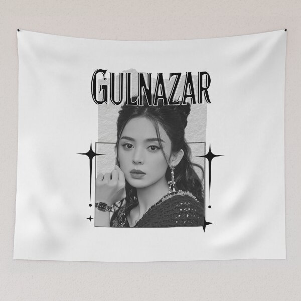 Item preview, Gulnazar (古力娜扎) Gülnezer BextiyarChinese Actress Cdrama Chinese Entertainment Scrapbook Collage Cozy Y2K Vintage Design designed and sold by HELL0WBELLO.