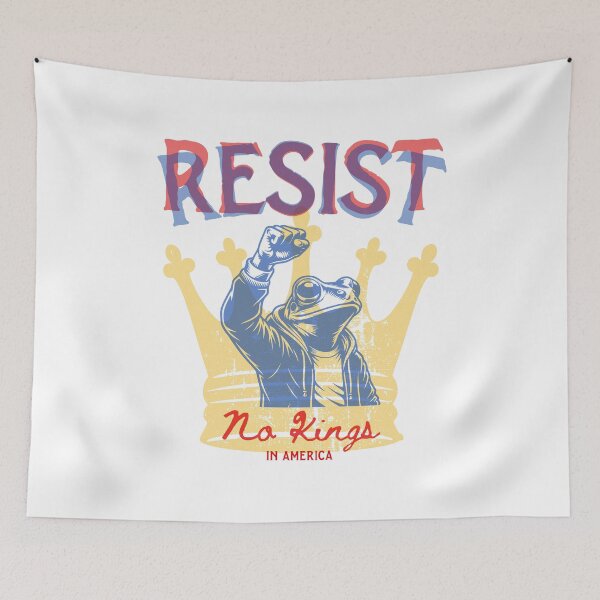 Item preview, Portland Frog Protest Art designed and sold by Artichoke Press.