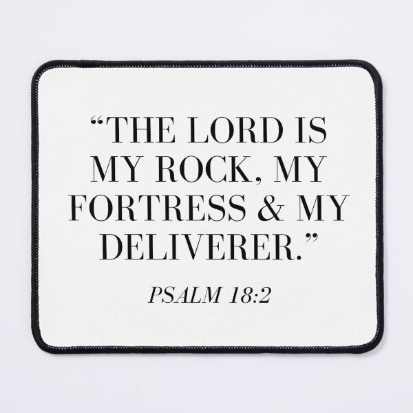 Item preview, “THE LORD IS MY ROCK, MY FORTRESS & MY DELIVERER.” PSALM 18:2 designed and sold by successmom.