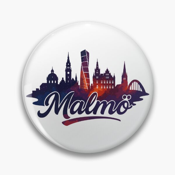 Item preview, Malmö city Sweden cool galactic epic gift designed and sold by Pineapple-Tree.