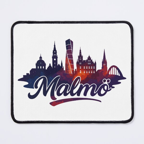 Item preview, Malmö city Sweden cool galactic epic gift designed and sold by Pineapple-Tree.