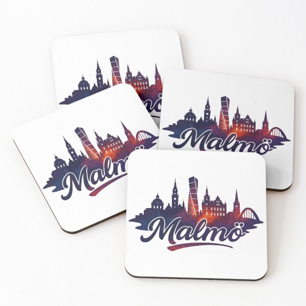 Item preview, Malmö city Sweden cool galactic epic gift designed and sold by Pineapple-Tree.
