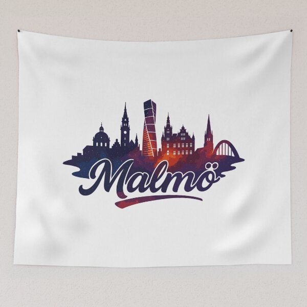 Item preview, Malmö city Sweden cool galactic epic gift designed and sold by Pineapple-Tree.