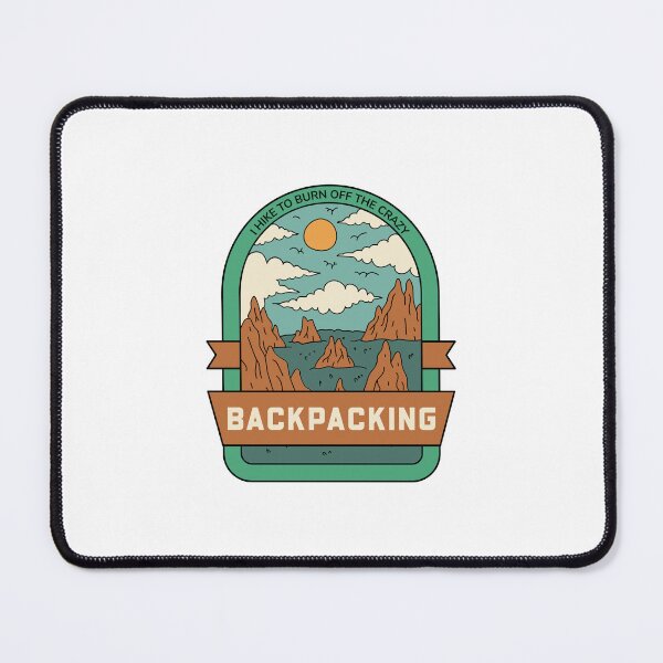 Item preview, Backpack Hiking: I Hike to Burn Off the Crazy designed and sold by emoghrabi78.