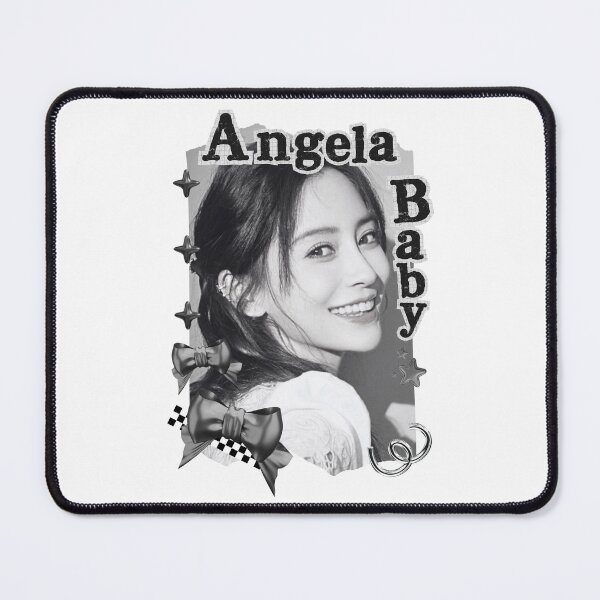 Item preview, Angelababy – Yang Ying (杨颖) Chinese Actress Cdrama China Entertainment Black and White Collage Digital Art Portrait designed and sold by AJUNICE STUDIO.