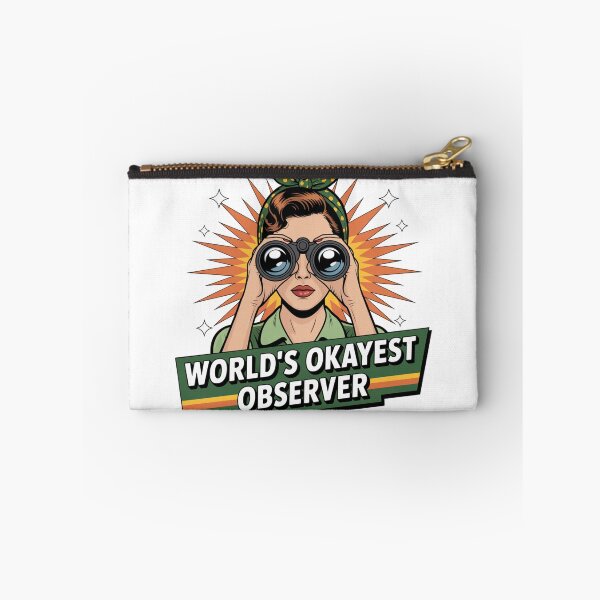 Item preview, World's Okayest Observer Vintage Pinup Girl designed and sold by chattsuede.