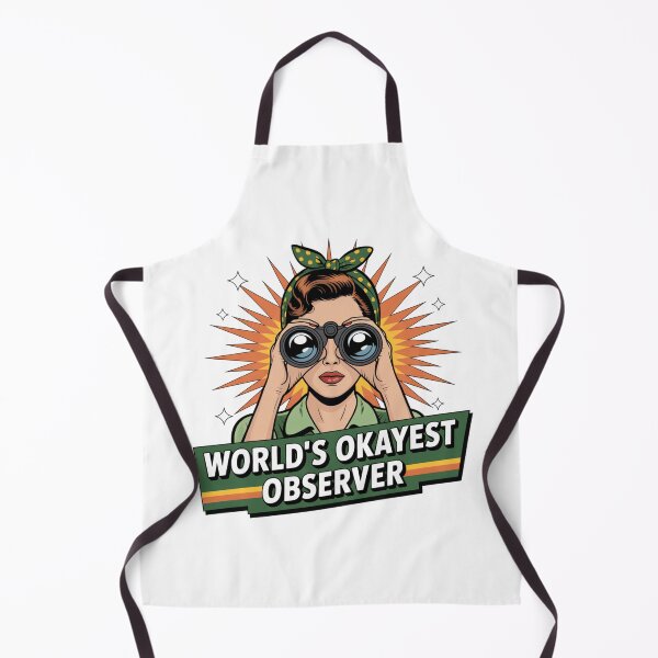 Item preview, World's Okayest Observer Vintage Pinup Girl designed and sold by chattsuede.