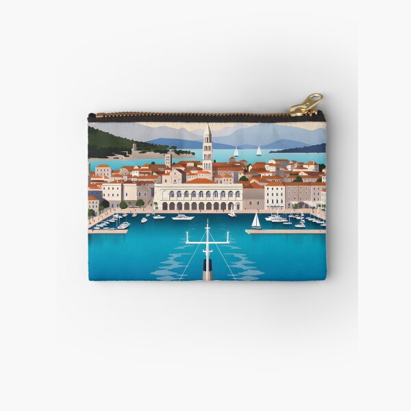 Item preview, Copy of Copy of Ai image of Split Riva Promenade Window View - Diocletian’s Palace Premium Travel Poster Art Print designed and sold by TrendSh0p.