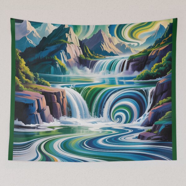Item preview, Мajestic mountain waterfall  designed and sold by Lilashakti ⭐️ ⭐️ ⭐️ ⭐️ ⭐️.