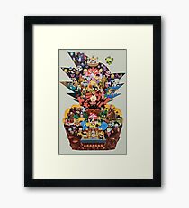 DBZ MASHUP Framed Print