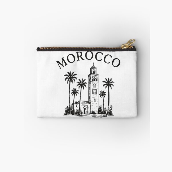 Item preview, Morocco Koutoubia Mosque Vintage Illustration – Marrakech Art Design designed and sold by ZYNORAworld.