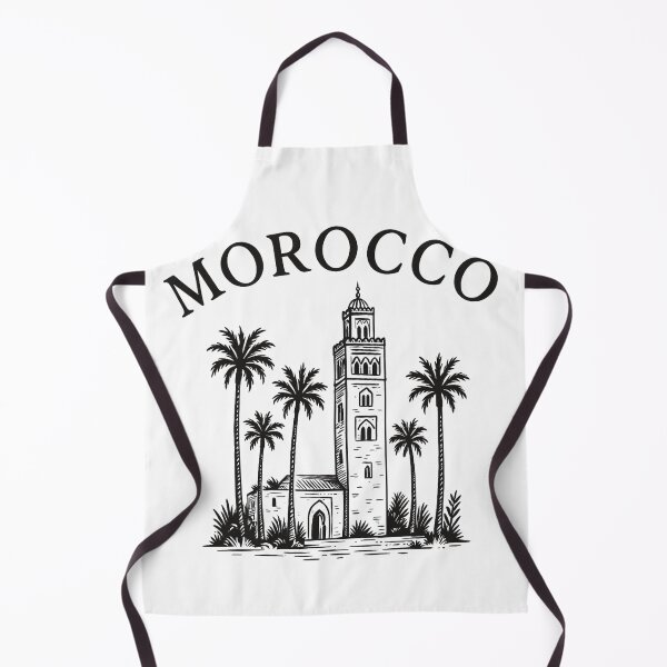 Item preview, Morocco Koutoubia Mosque Vintage Illustration – Marrakech Art Design designed and sold by ZYNORAworld.