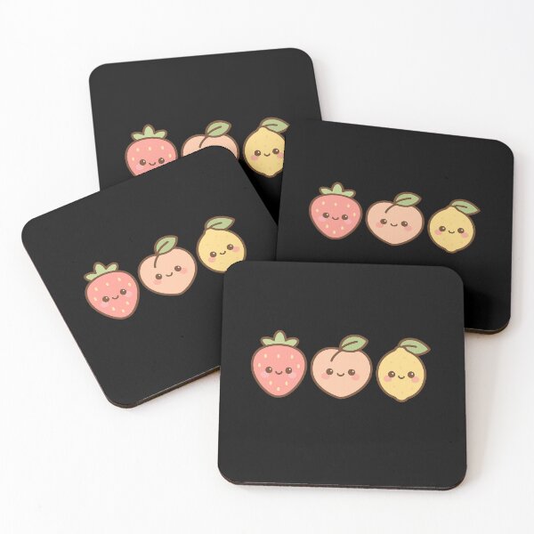Item preview, Kawaii Fruit Trio designed and sold by Napini.