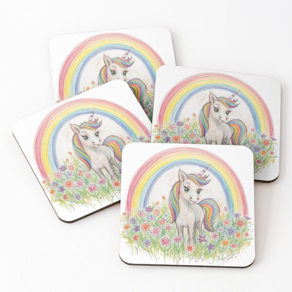 Item preview, unicorn rainbow flower designed and sold by danaszczepan.