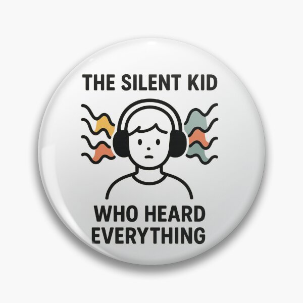 Item preview, The Silent Kid Who Heard Everything designed and sold by HiteshArt111.