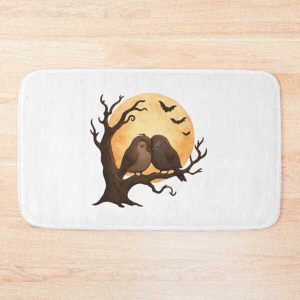 Item preview, Haunted Tree Lovebirds – Halloween Romance designed and sold by luckyyouth.
