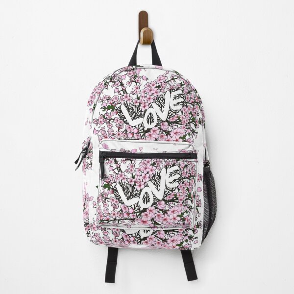 Item preview, Cherry Blossoms with a heart and Love in the middle- white designed and sold by -short- & EPIC shop.