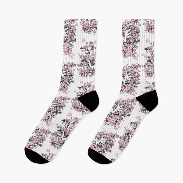 Item preview, Cherry Blossoms with a heart and Love in the middle- white designed and sold by -short- & EPIC shop.