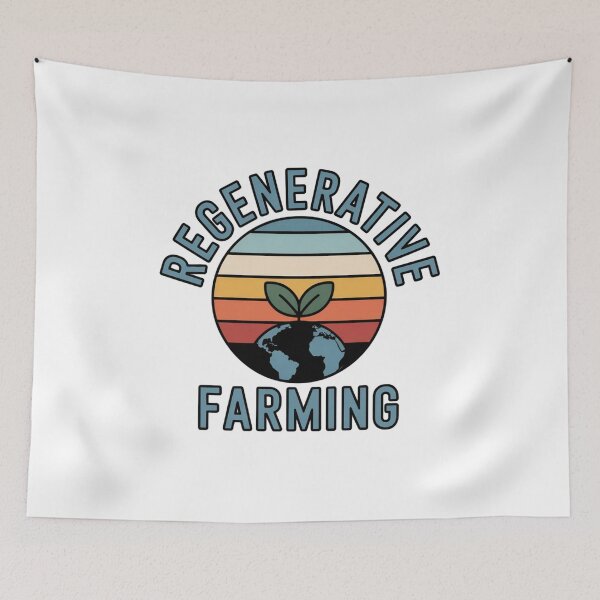 Item preview, Regenerative Farming Retro Earth Sustainability Lover designed and sold by chattsuede.