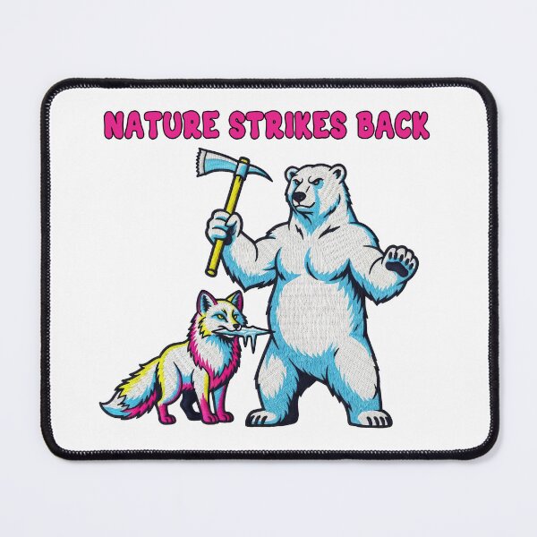 Item preview, Nature Strikes Back Polar Bear Climate Change designed and sold by TeeARTHY.