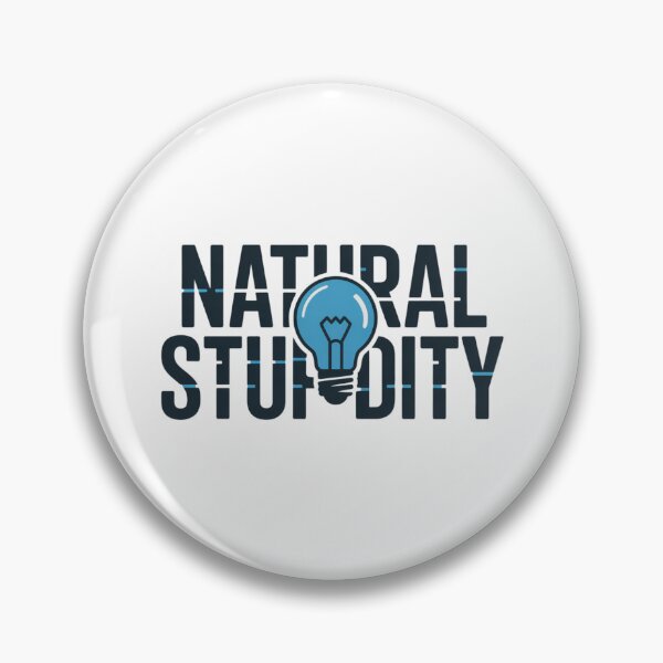 Item preview, Natural Stupidity Ironic Glitch Humor designed and sold by chattsuede.