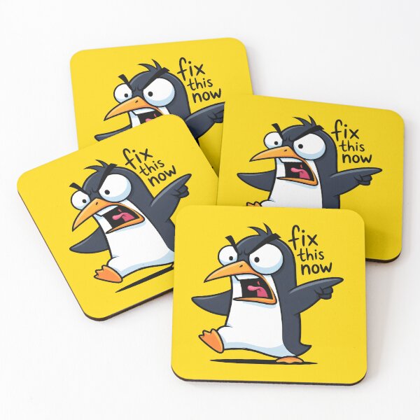 Item preview, Angry Bossy Penguin Demanding Fix This Now designed and sold by Animepic222.