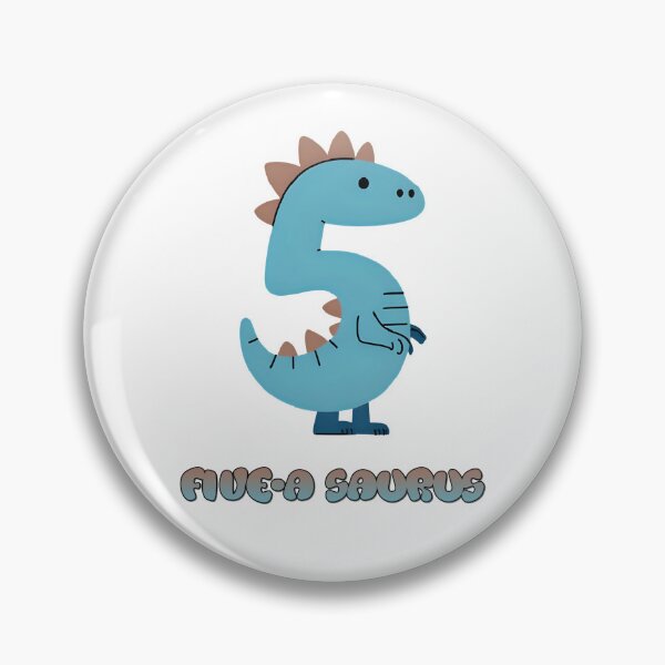 Item preview, Five-a saurus birthday gift for 5 year old designed and sold by Minnesota Fun Designs.