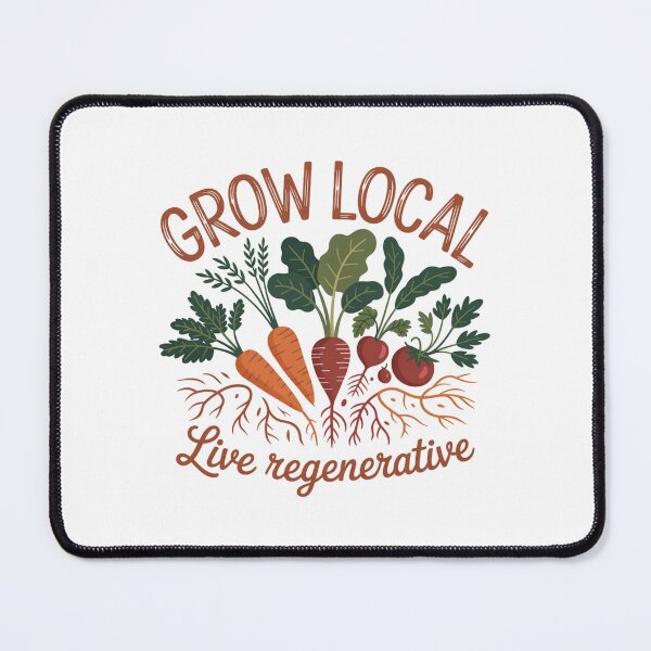 Item preview, Rustic Grow Local Sustainable Living Vegetables Garden Lover designed and sold by chattsuede.