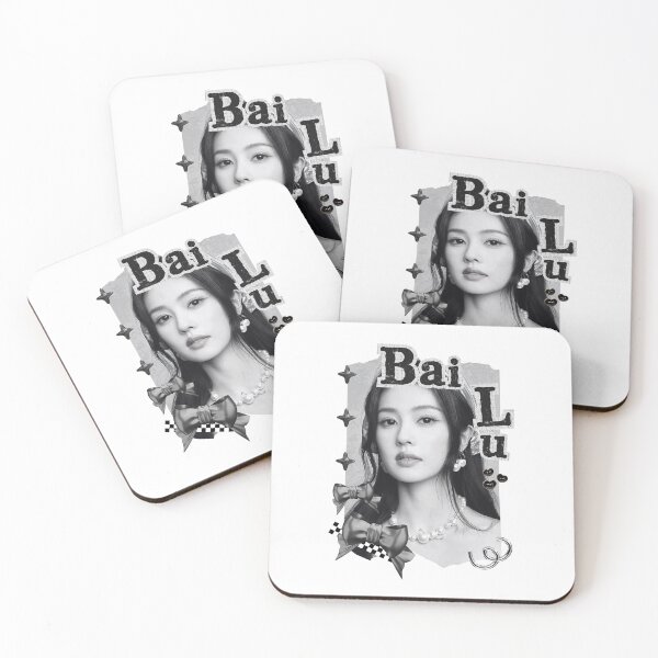 Item preview, Bai Lu (白鹿)Chinese Actress Cdrama China Entertainment Black and White Collage Digital Art Portrait designed and sold by AJUNICE STUDIO.