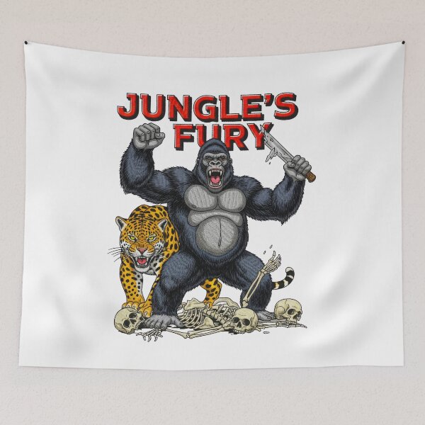 Item preview, Jungles Fury Gorilla and Leopard Animal Rebellion designed and sold by TeeARTHY.