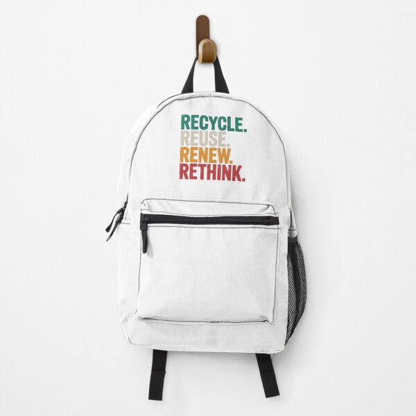 Item preview, Recycle Reuse Renew Rethink Distressed Eco Statement designed and sold by chattsuede.