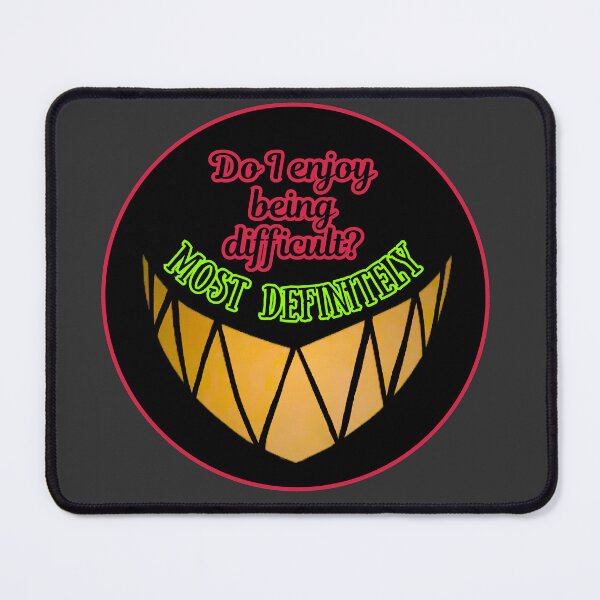 Item preview, Difficult Demon Alastor - Smile circle designed and sold by EvergreenRevolt.