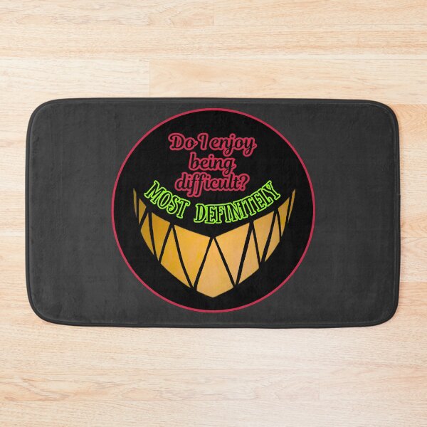 Item preview, Difficult Demon Alastor - Smile circle designed and sold by EvergreenRevolt.
