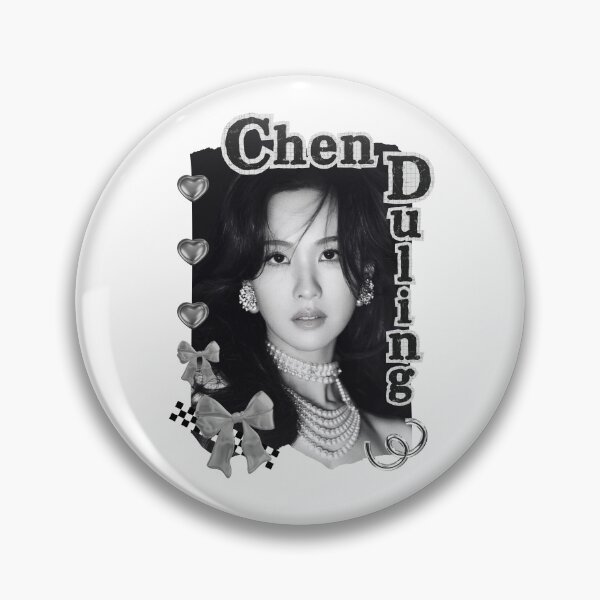 Item preview, Chen Duling (陈都灵) Chinese Actress Cdrama China Entertainment Black and White Collage Digital Art Portrait designed and sold by AJUNICE STUDIO.