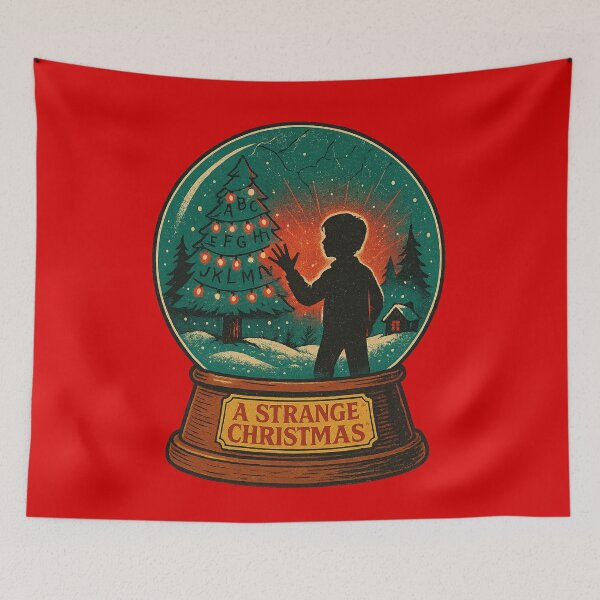 Item preview, A Strange Christmas Snow Globe designed and sold by FandomFunStudio.