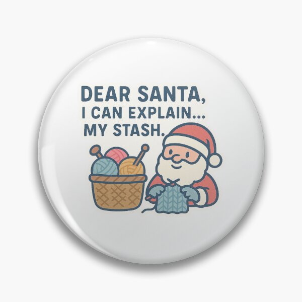 Item preview, Dear Santa, I can explain…my stash  designed and sold by SeeGraceStitch.
